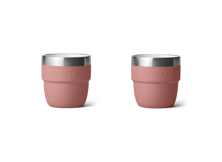 Rambler® Espresso Beker 4oz (118ml) Sandstone Pink 2-Pack
