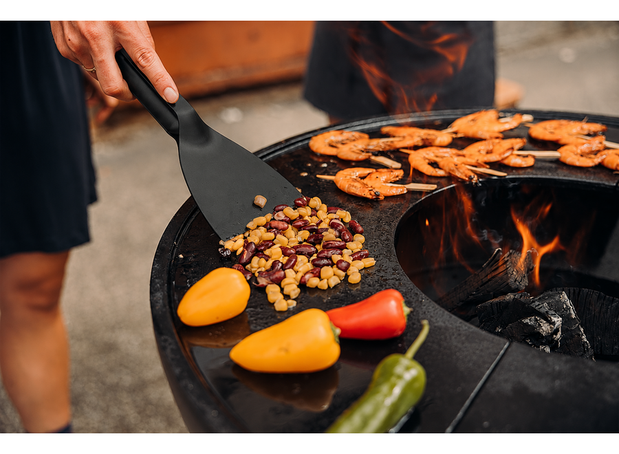 BBQ Tools Schraper Zwart