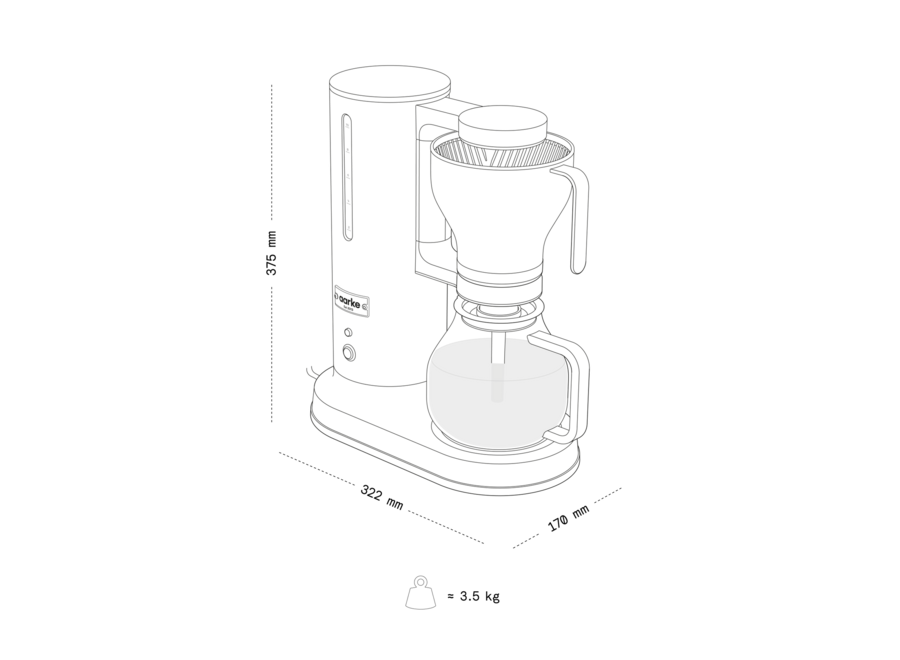 Koffiezetapparaat RVS Steel