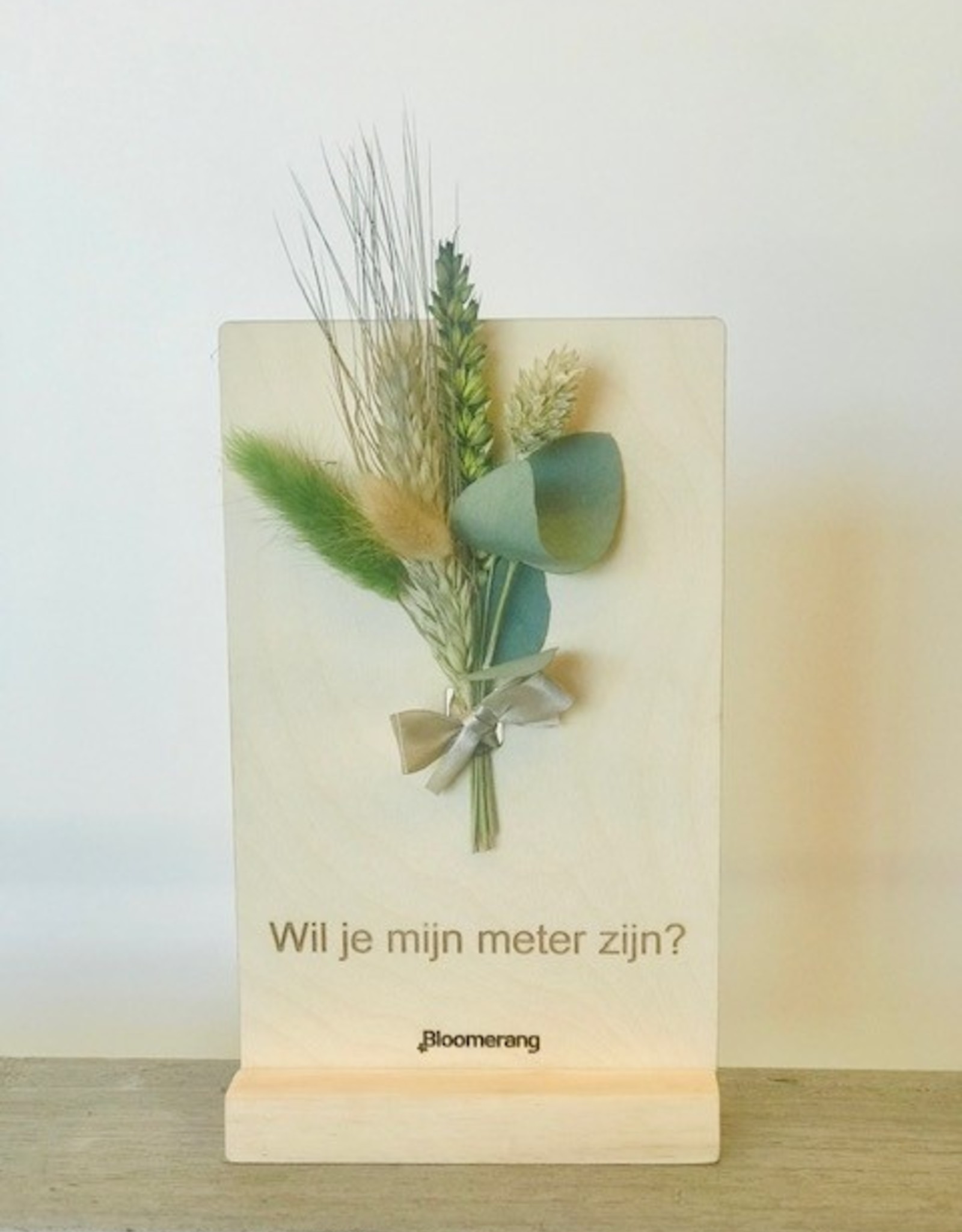 Bloemenkaartje Meter