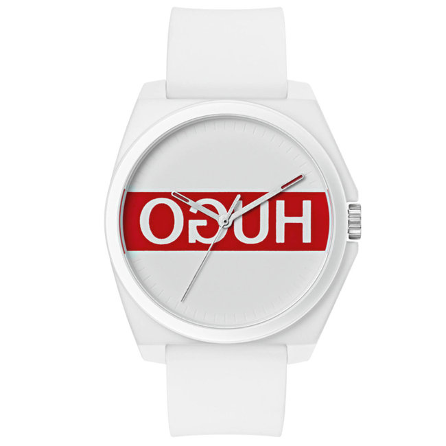 Hugo Boss Herenhorloge Rubber Wit Ø 46 HU1520013 | Starlounge