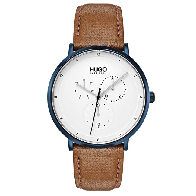 Hugo Boss Herenhorloge Leer Bruin Ø40 HU1530008 | Starlounge