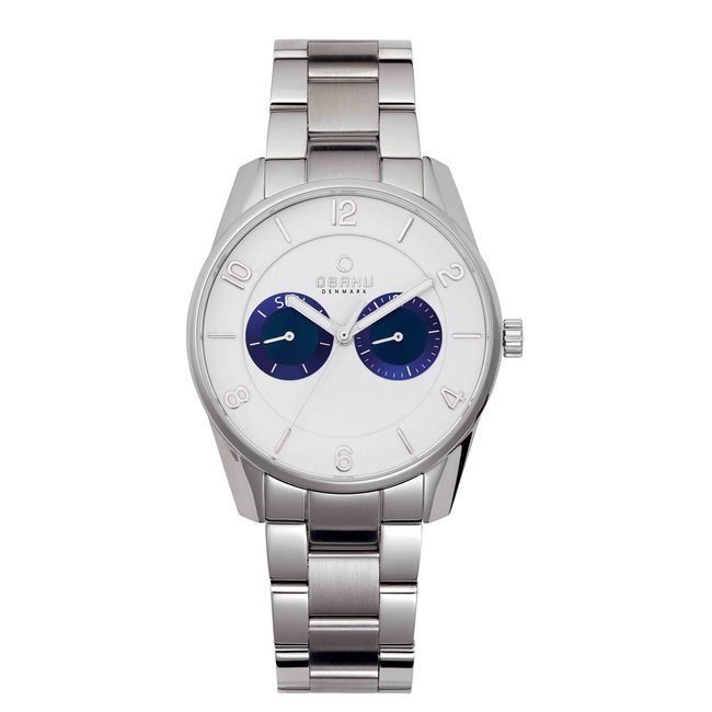 Obaku Horloges Staal Zilverkleurig Ø40 V171GM CWSC | Starlounge
