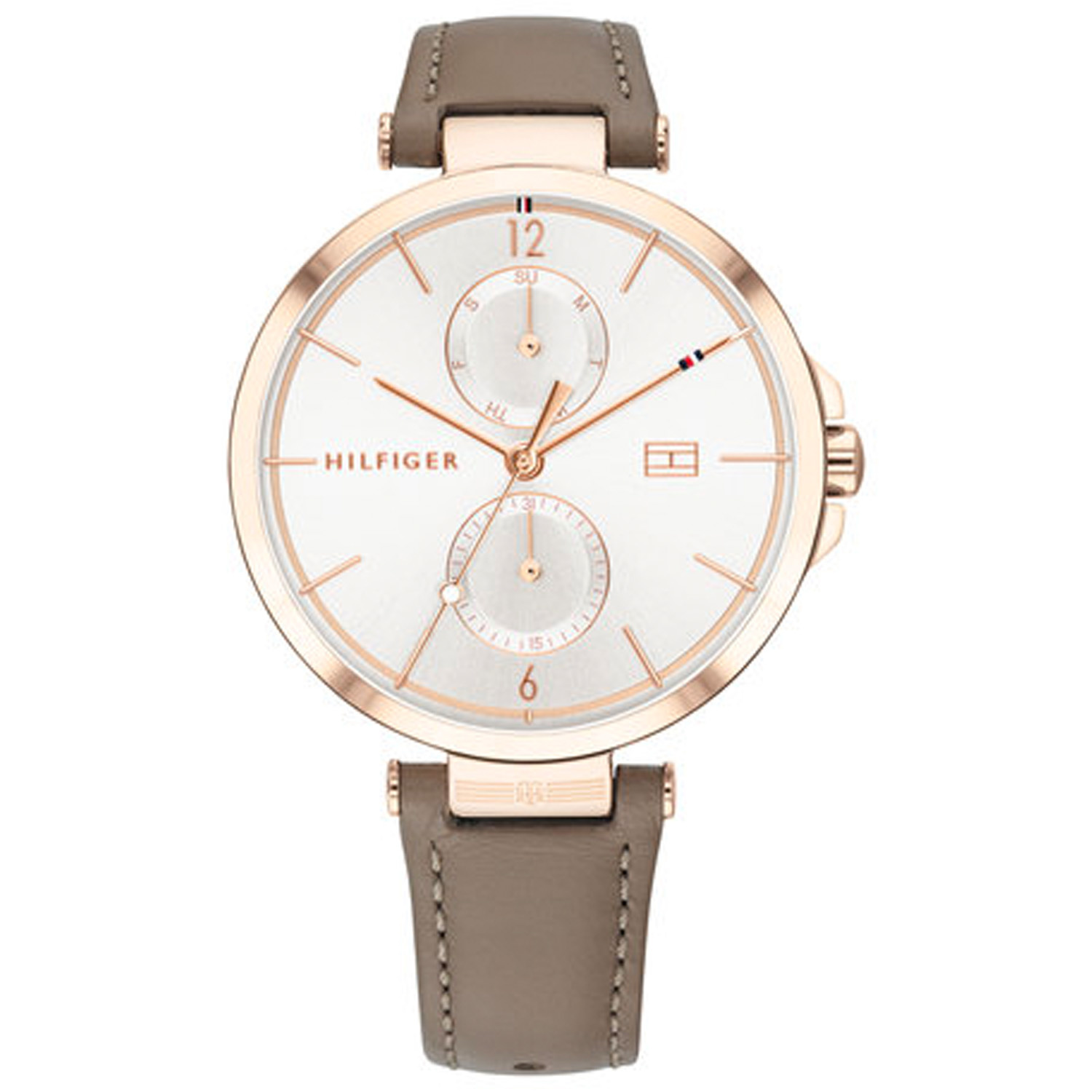 Tommy Hilfiger Dameshorloge Leer Bruin Ø36 TH1782125 | Starlounge