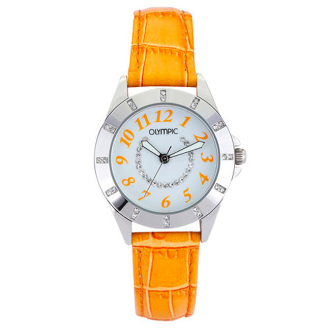 Colori 5-CLK013 kinderhorloge oranje-geel - TimeForTrends