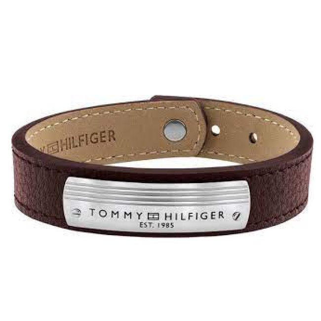 Tommy Hilfiger Tommy Hilfiger TJ2790181 Leren Heren Armband | Starlounge