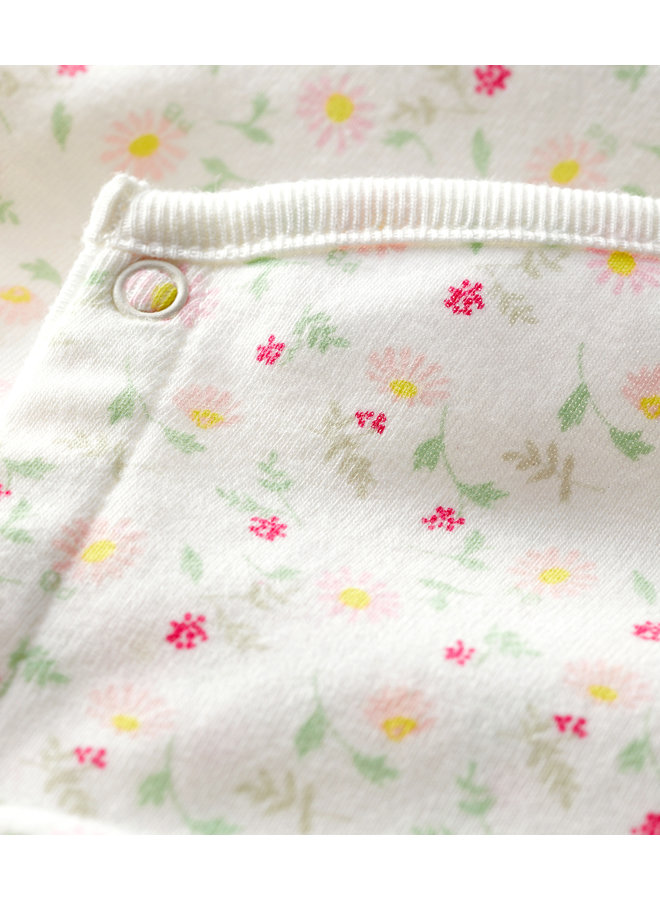 Petit Bateau Spieler mit Blumenprint aus Rippstrick