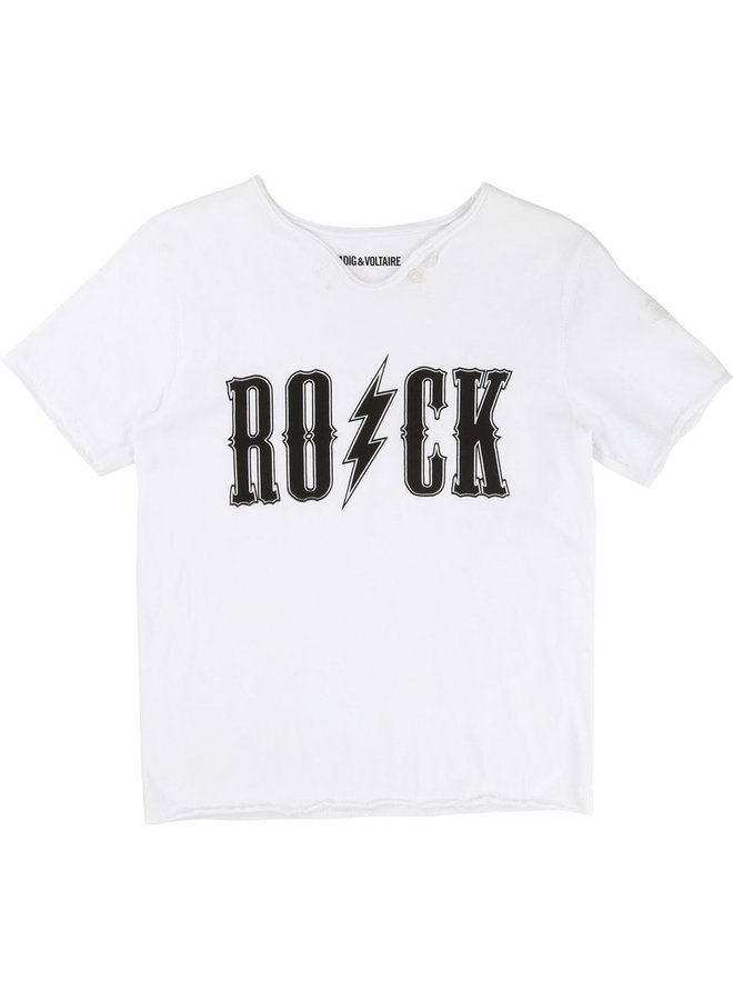 Zadig & Voltaire T-Shirt ROCK Blitz weiss