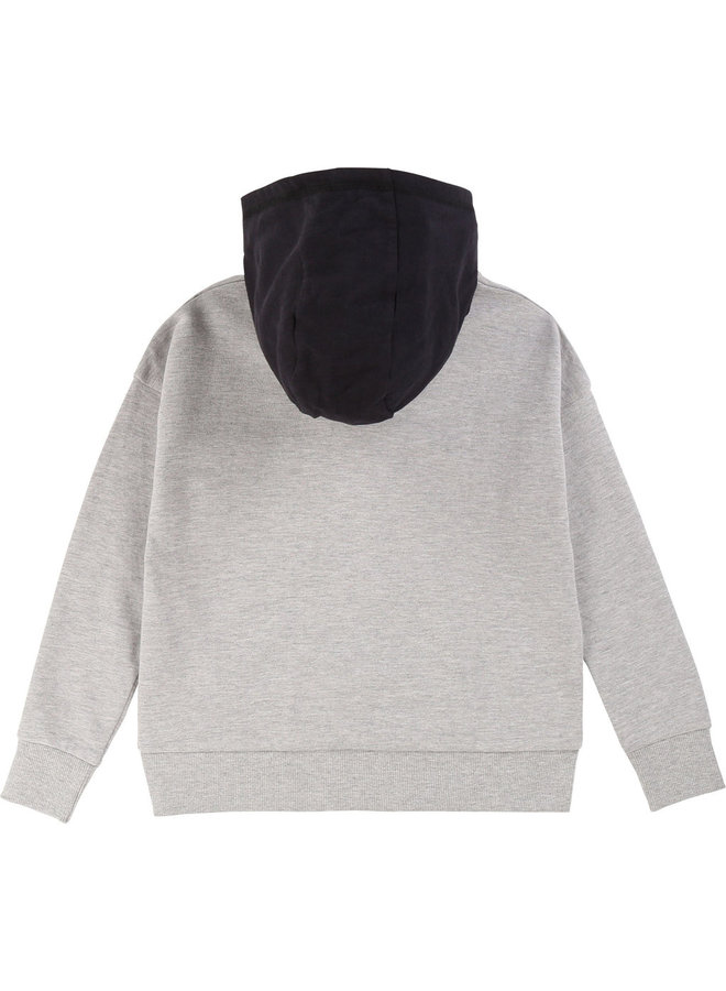 Zadig & Voltaire Hoodie grau mit Stitching