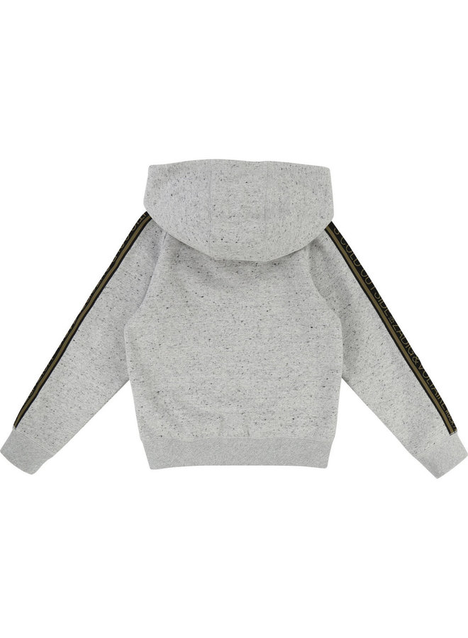 Zadig & Voltaire Sweatjacke Hoodie grau