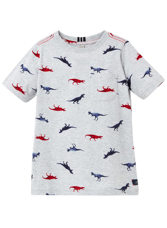 Tom Joule T-Shirt greymelange allover Dino