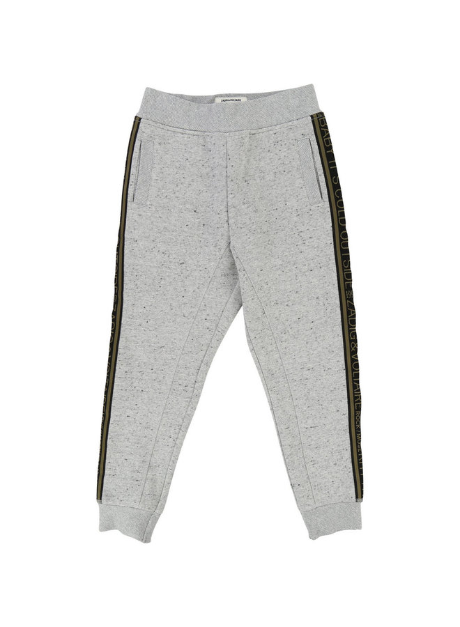 Zadig & Voltaire Jogginghose grau mit Streifen