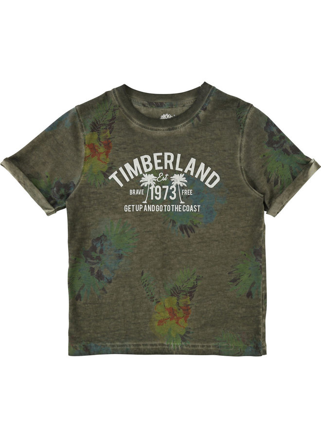 ´Timberland T-Shirt khaki Palmen