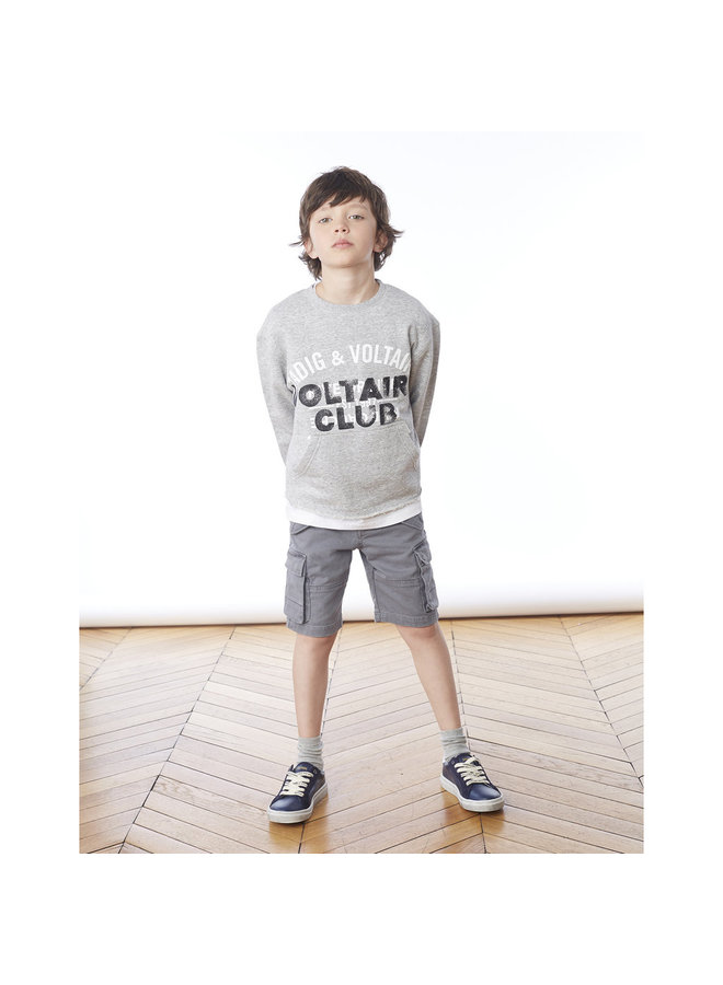 Zadig & Voltaire Sweatshirt grau mit Print