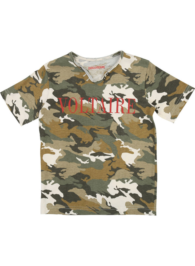 Zadig & Voltaire T-Shirt Camouflage Boys