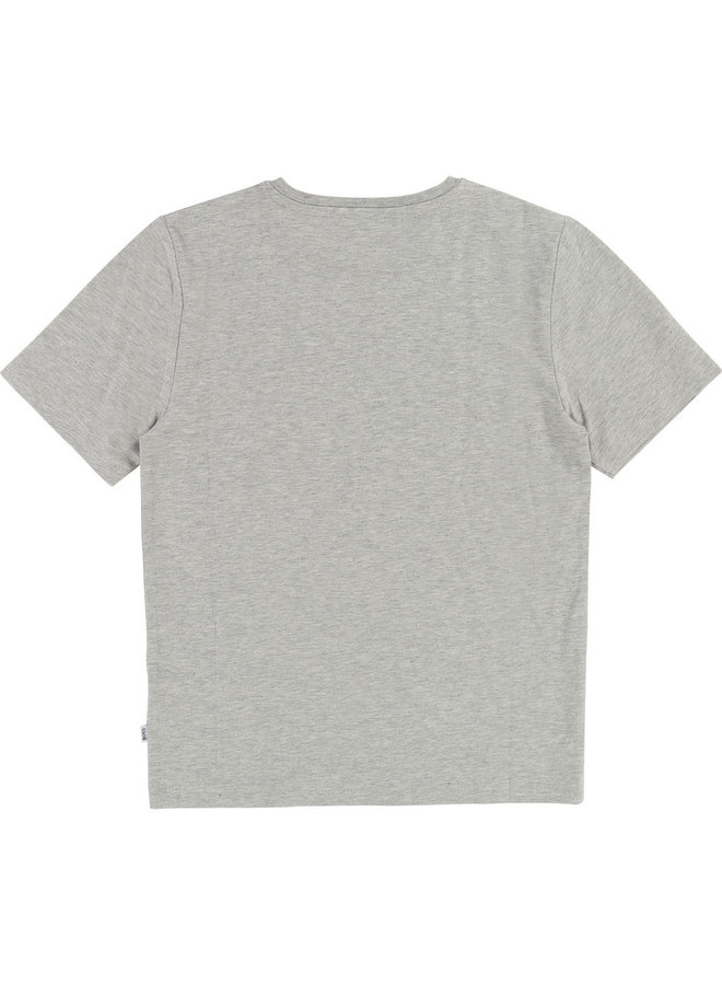 HUGO BOSS Kinder T-Shirt grau mit neon Logo