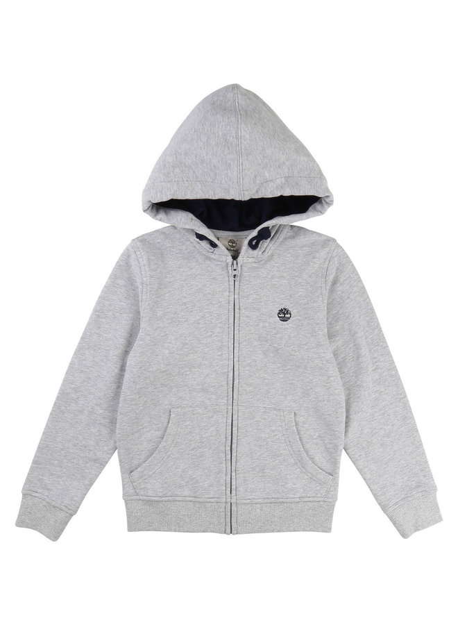 ´Timberland Hoodie Sweatjacke Logo greymelange