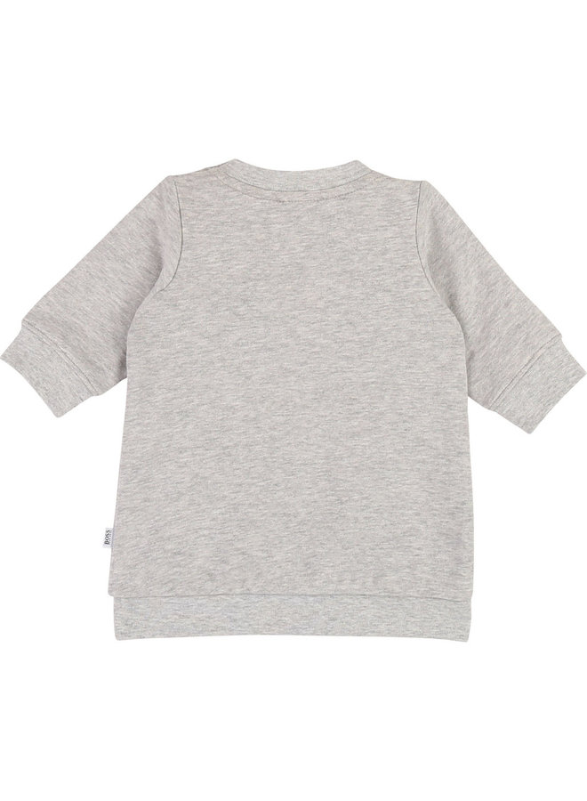 HUGO BOSS Baby Kleid grau silber