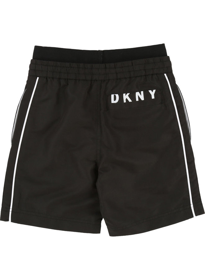 DKNY KIDS Badeshorts schwarz weiß