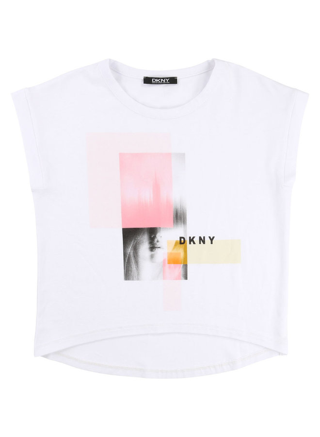 DKNY KIDS T-Shirt weiss mit Motiv