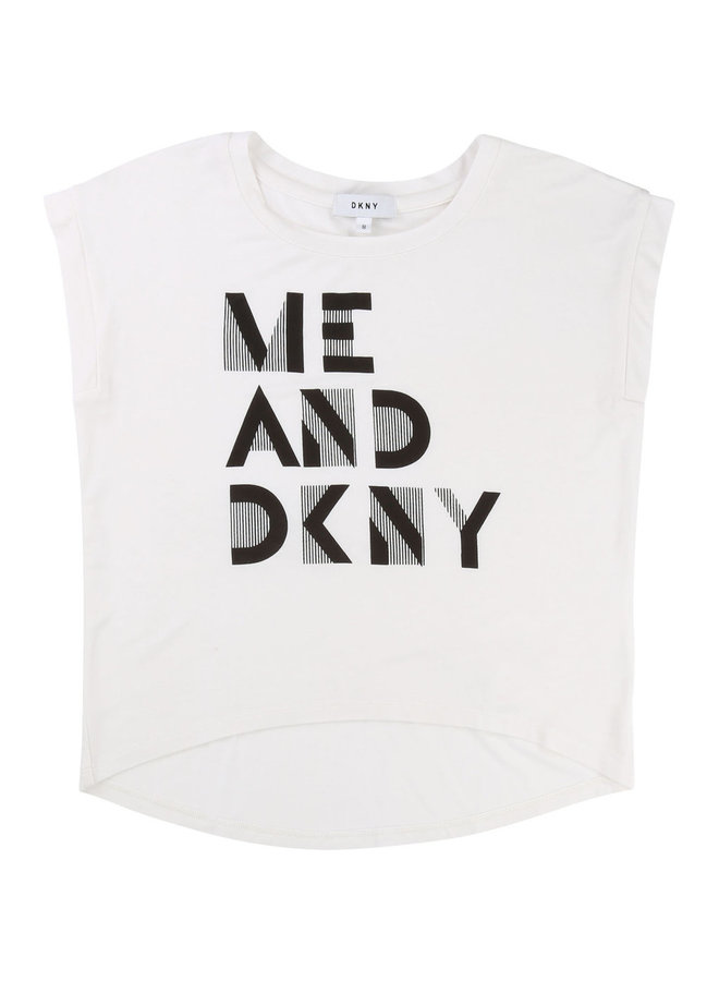 DKNY KIDS T-Shirt me and DKNY Print weiss