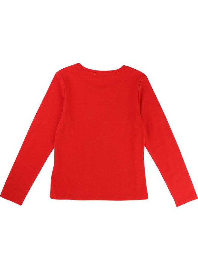 DKNY KIDS Langarmshirt Mini Me rot