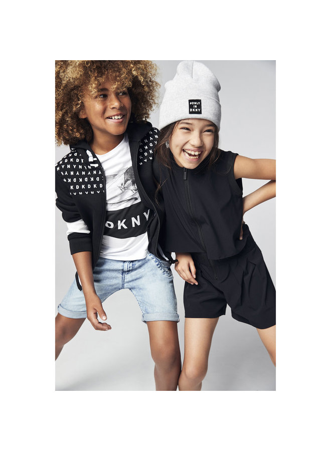 DKNY KIDS Sweatjacke schwarz Hoodie