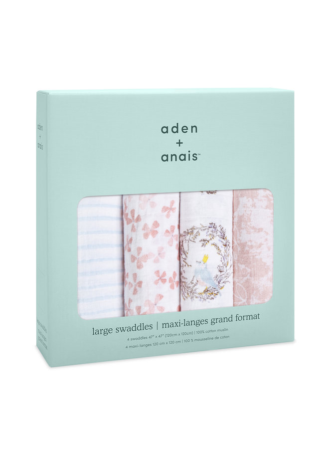 aden + anais Pucktücher birdsong 4 er pack