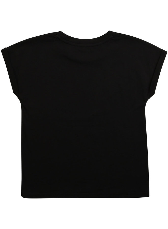 DKNY KIDS T-Shirt schwarz mit Text
