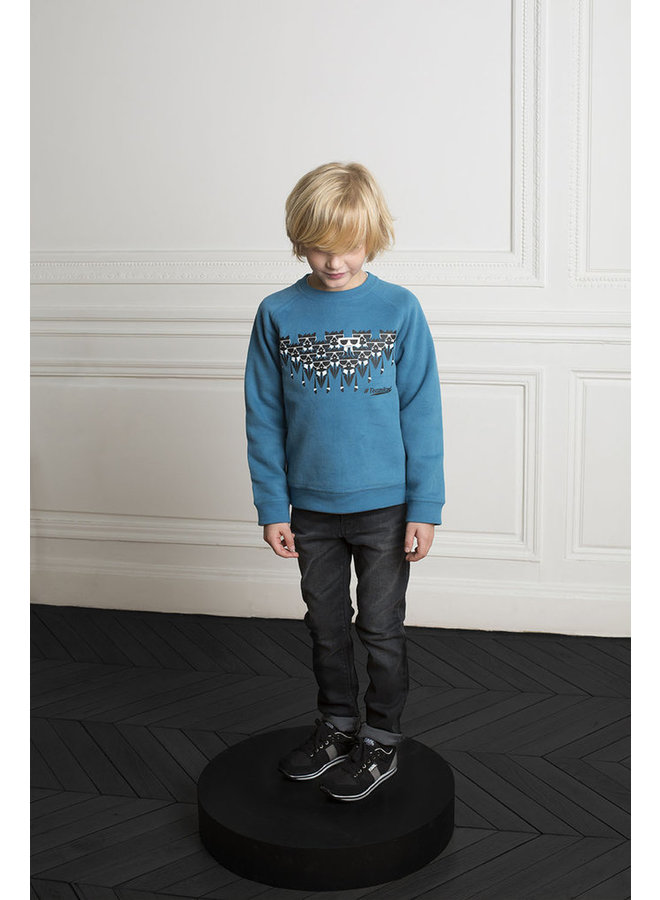 KARL LAGERFELD KIDS Sweatshirt Team Lagerfeld türkis