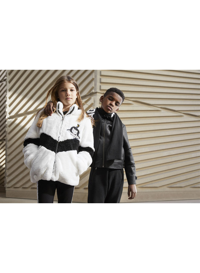 KARL LAGERFELD KIDS Mantel aus Kunstpelz