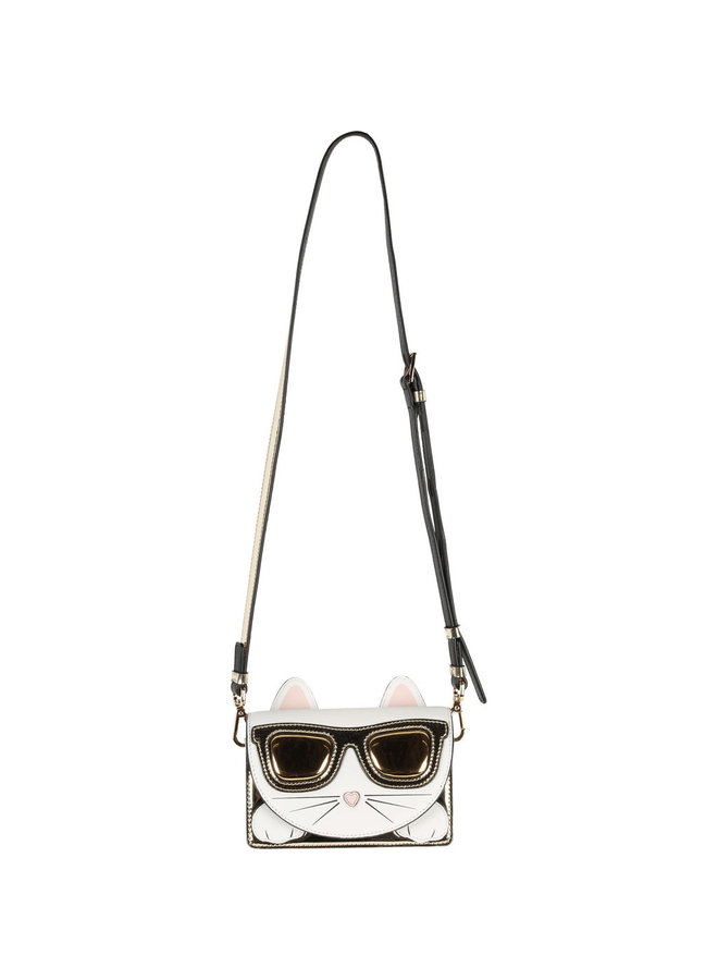 KARL LAGERFELD KIDS Tasche Choupette gold weiß