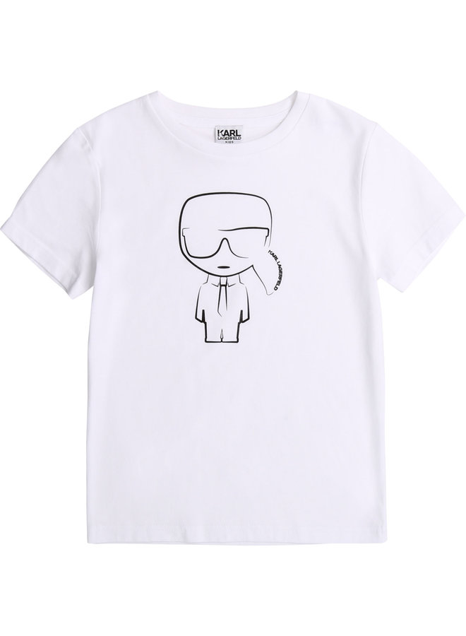 KARL LAGERFELD KIDS T-Shirt weiß iconic