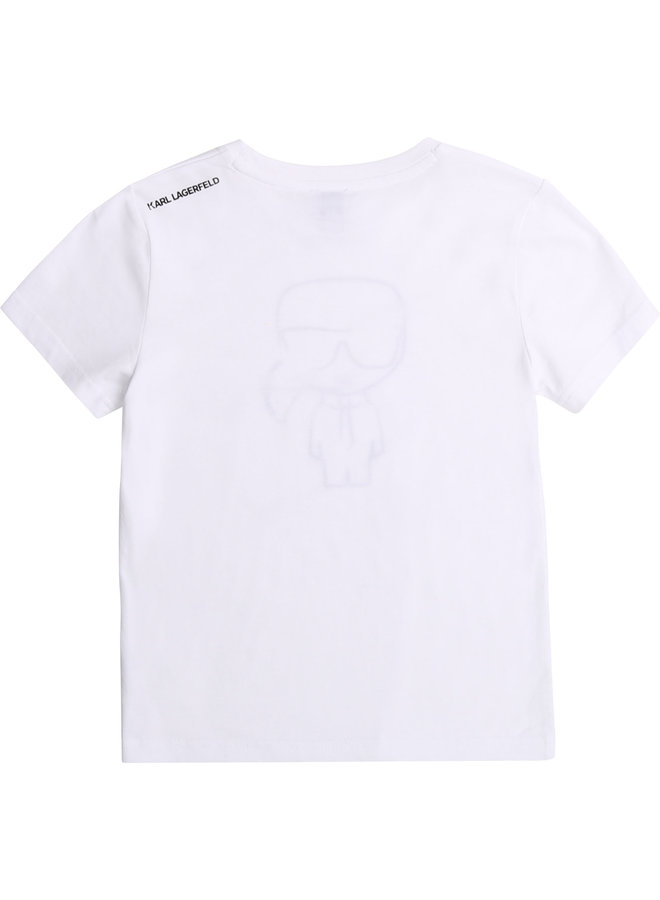 KARL LAGERFELD KIDS T-Shirt weiß iconic