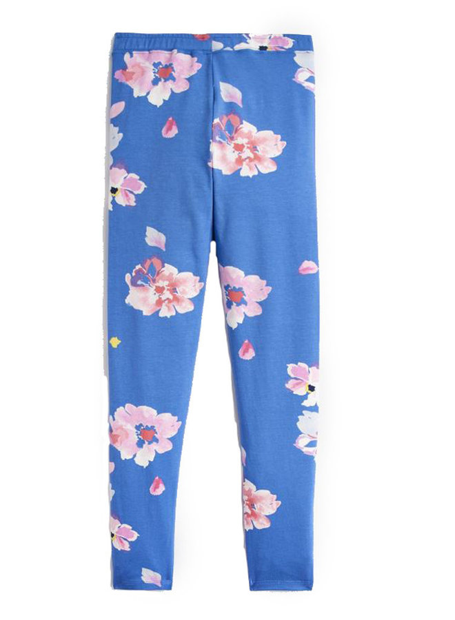 TOM JOULE Leggings Blumen blau