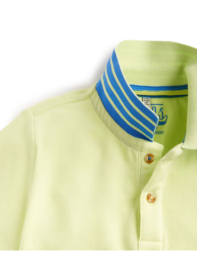 TOM JOULE Poloshirt lime mit Logostitching