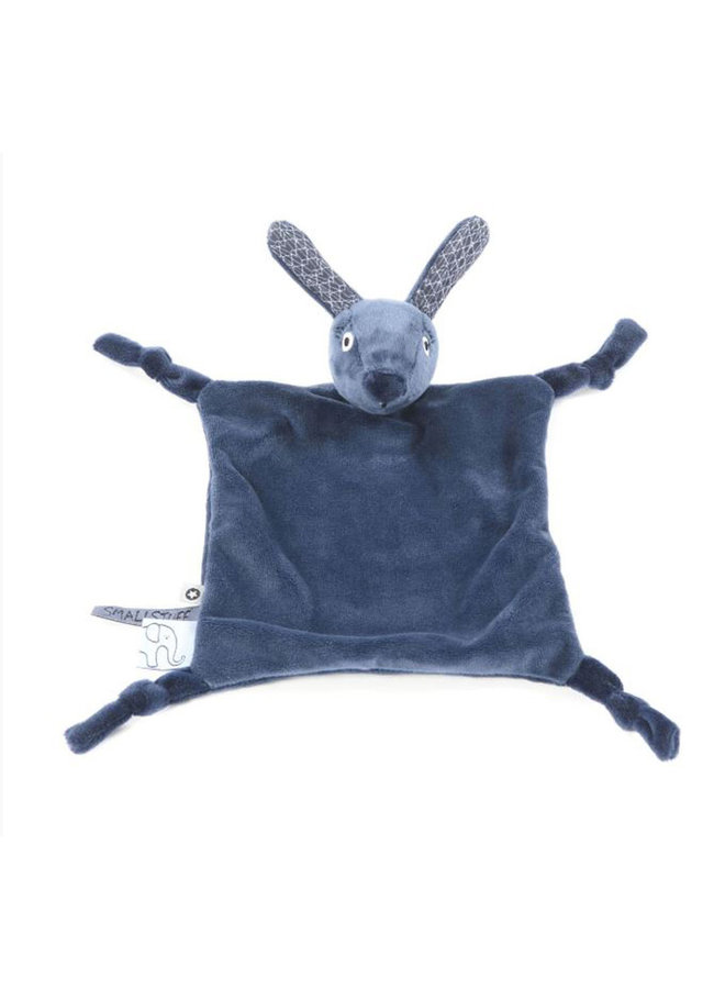 Smallstuff Kuscheltuch hase blau