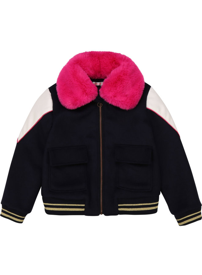 Billieblush Bomberjacke mit Paillettenstickerei Raubkatze