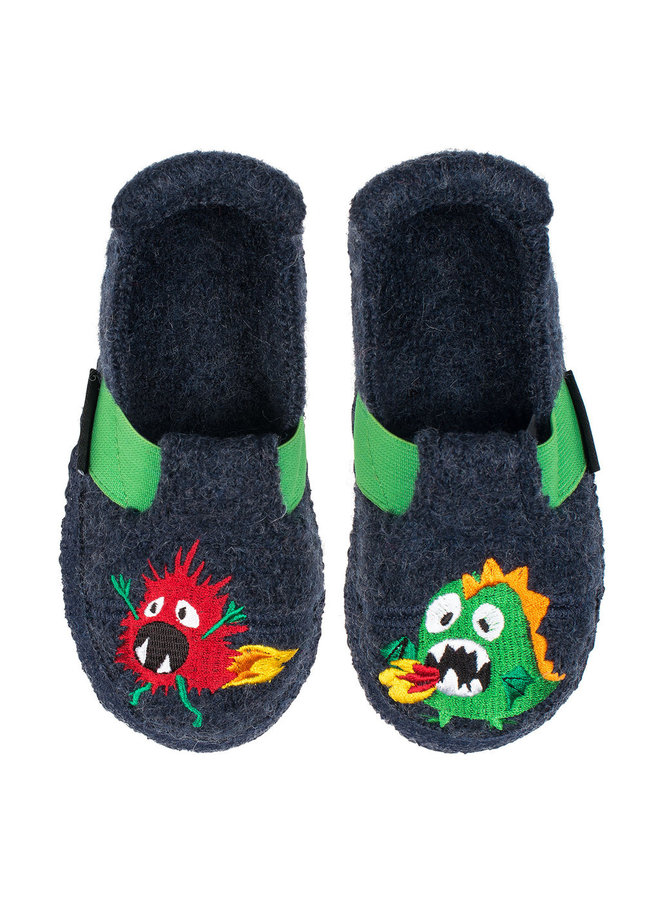 NANGA Hausschuhe Monster aus Walkstoff - Coolkids-Store NANGA Hausschuhe Monster aus Walkstoff - Coolkids-Store