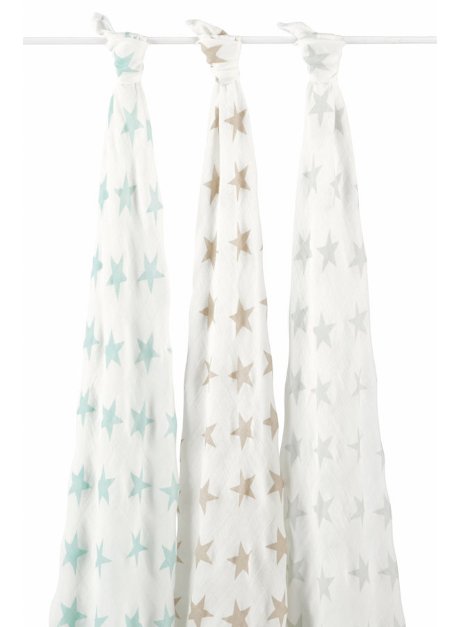 aden + anais 3-pack silky soft swaddles milky way
