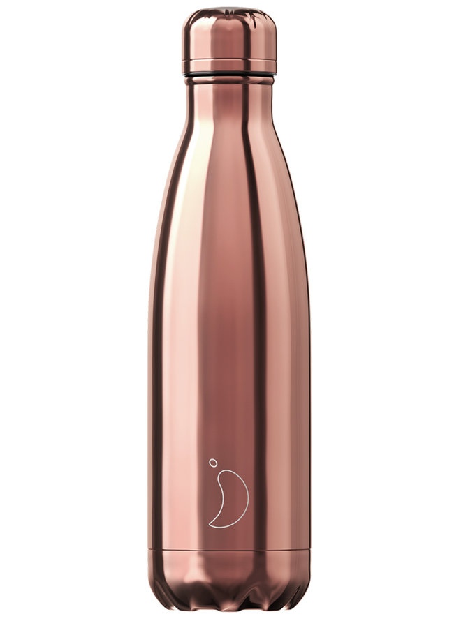 Chilly's Trinkflasche Chrome Rosegold 500ml