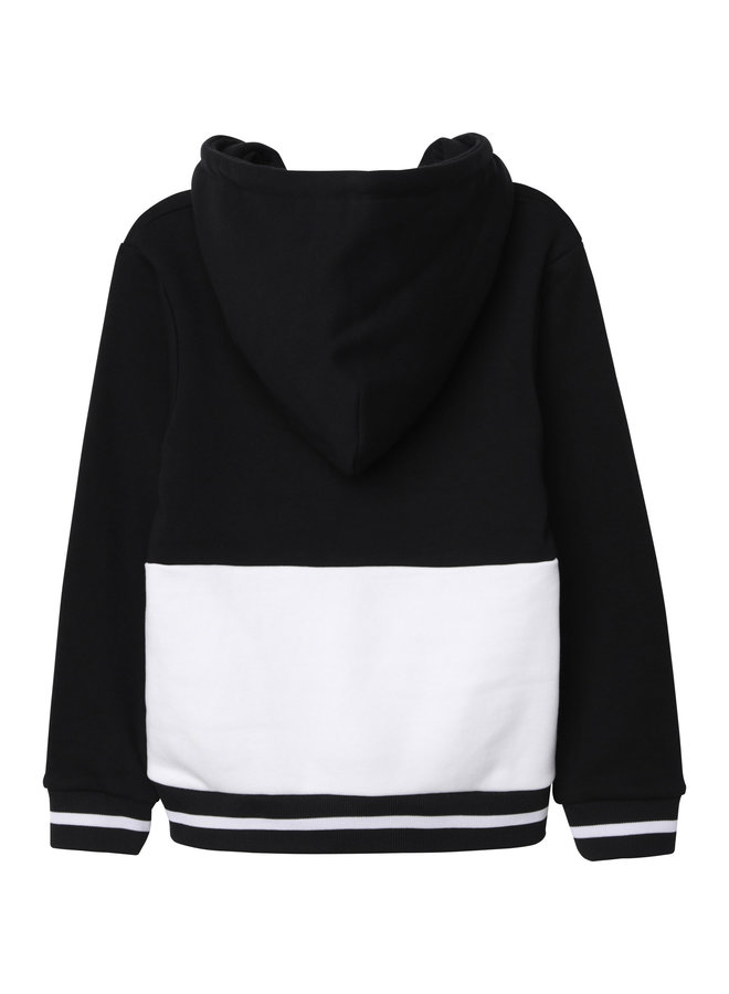 DKNY KIDS Hoodie schwarz French Terry Kapuzensweatshirt