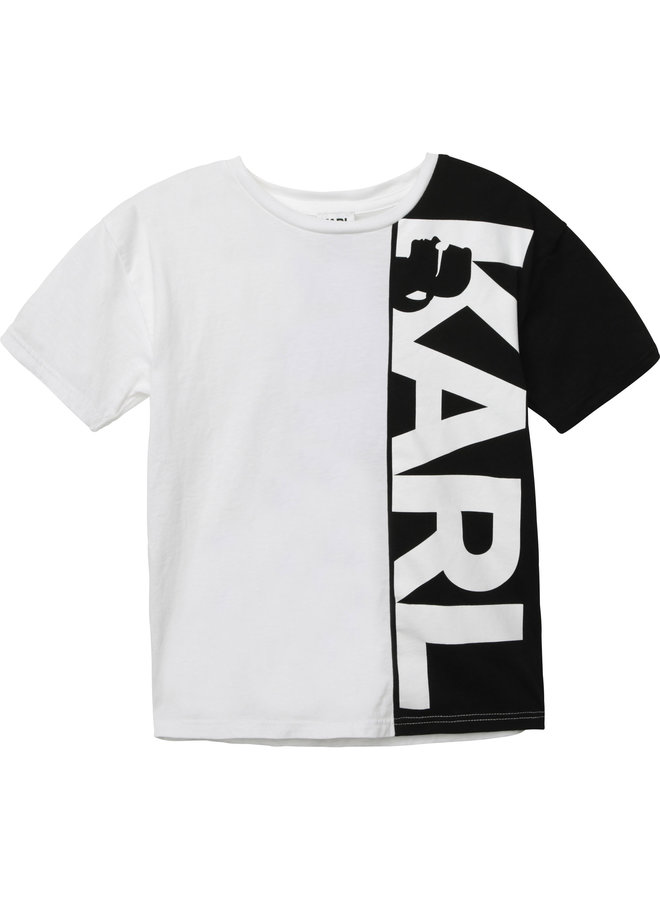 KARL LAGERFELD KIDS T-Shirt weiß iconic