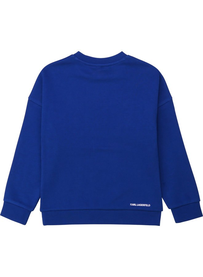 KARL LAGERFELD KIDS Longsleeve Choupette bad boy blau