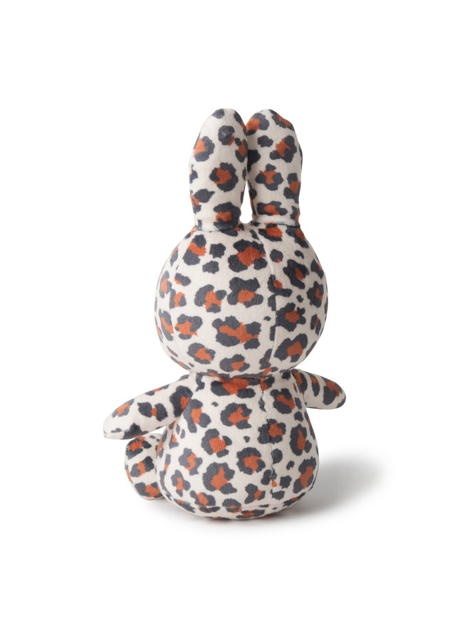 Miffy Sitting Velvet All Over LEOPARD PRINT 23 cm