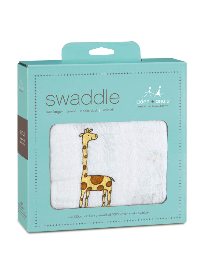 aden + anais Pucktuch Swaddle Jungle Jam - Giraffe