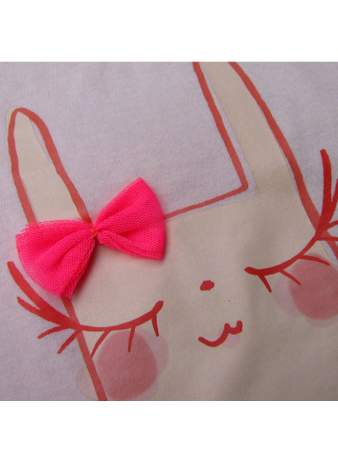 Billieblush T-Shirt Hase mit Schleifchen rosa