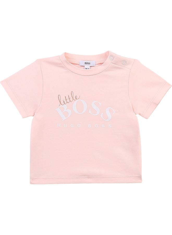 HUGO BOSS Baby T-Shirt rosa LOGO