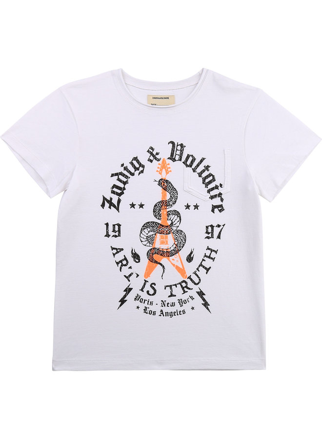 Zadig & Voltaire T-Shirt Schlange und Logo