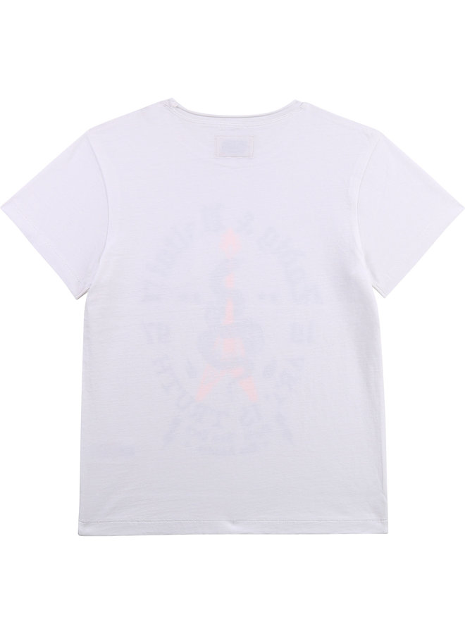 Zadig & Voltaire T-Shirt Schlange und Logo weiß